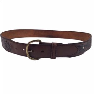 Torel Top Grain Cowhide Belt with Eagles